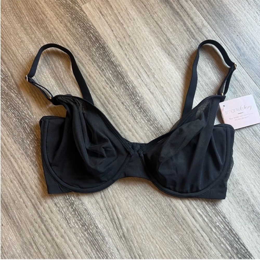 Black Sheer Bra